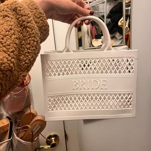 BRAND NEW — “Bride” jelly bag!